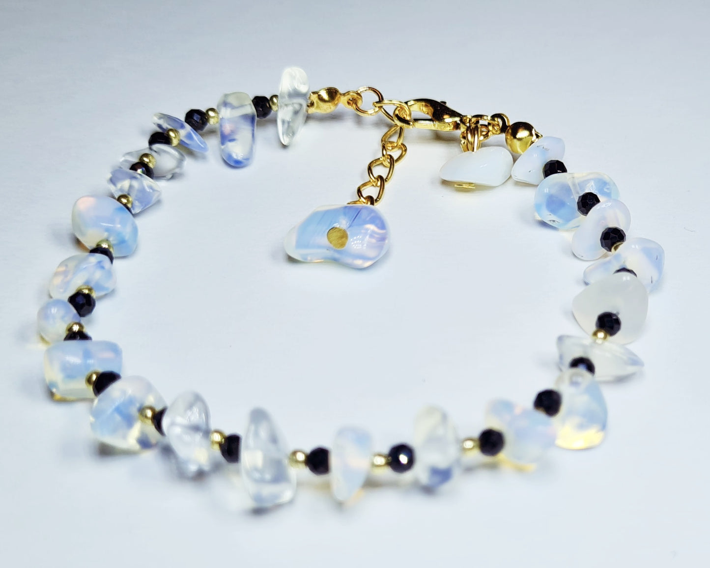 Bracciale di Quarzo trasparente e cristalli