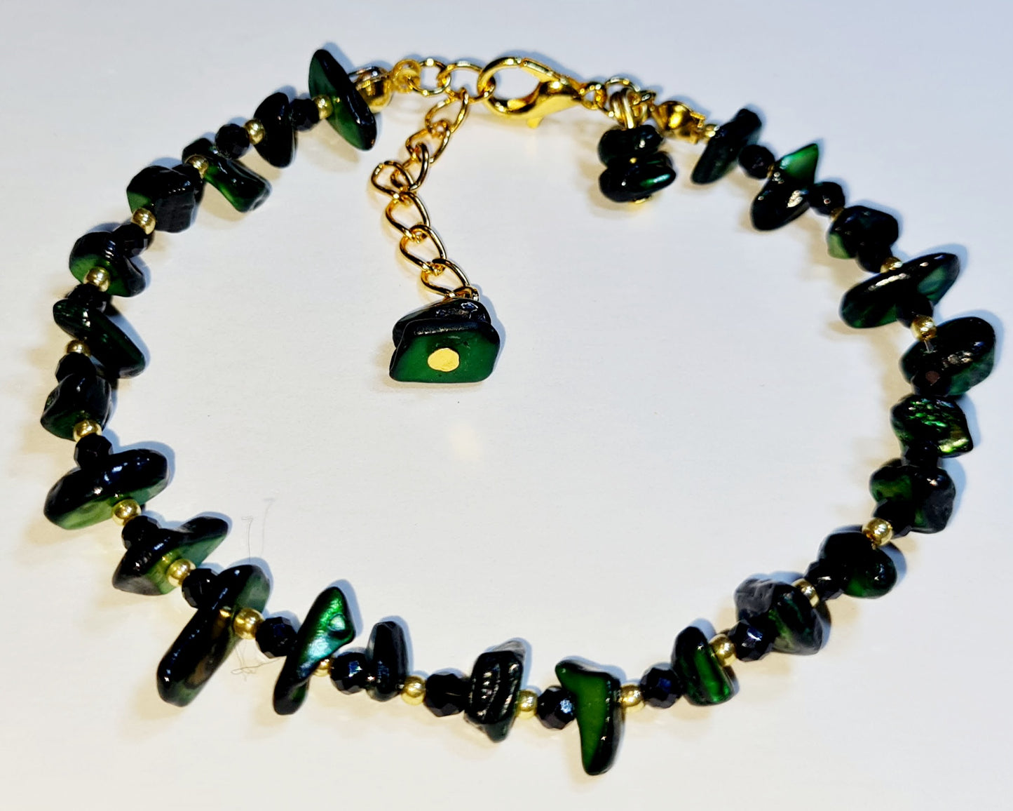 Bracciale di Avventurina verde e critalli