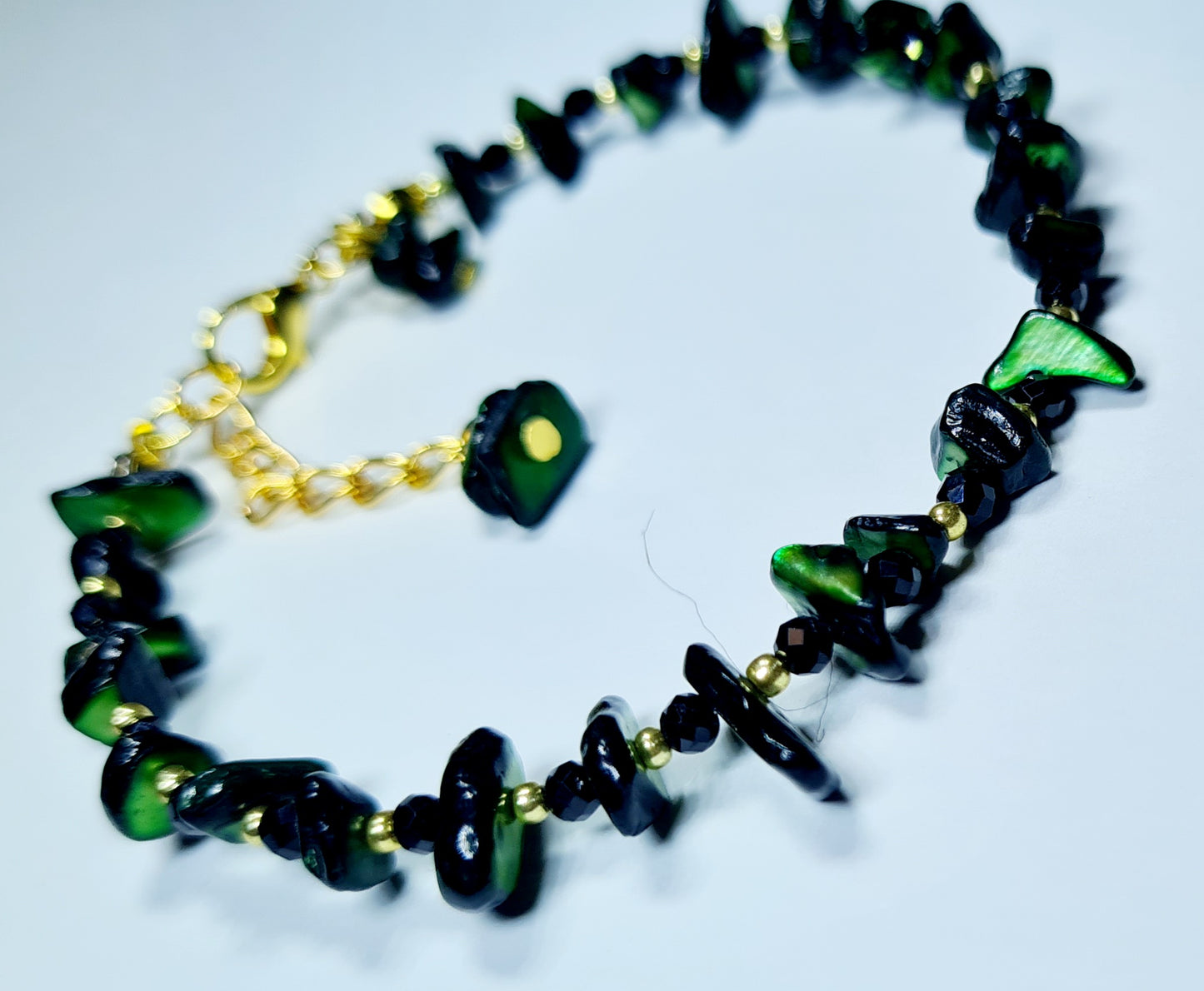 Bracciale di Avventurina verde e critalli