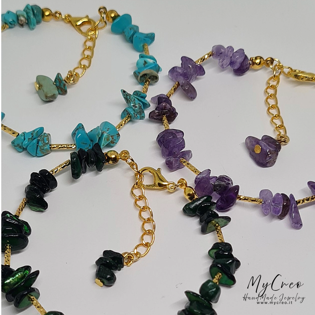 Bracciale Scaglie di Diaspro Turchese