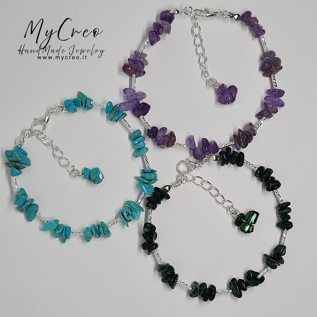 Bracciale Scaglie di Diaspro Turchese