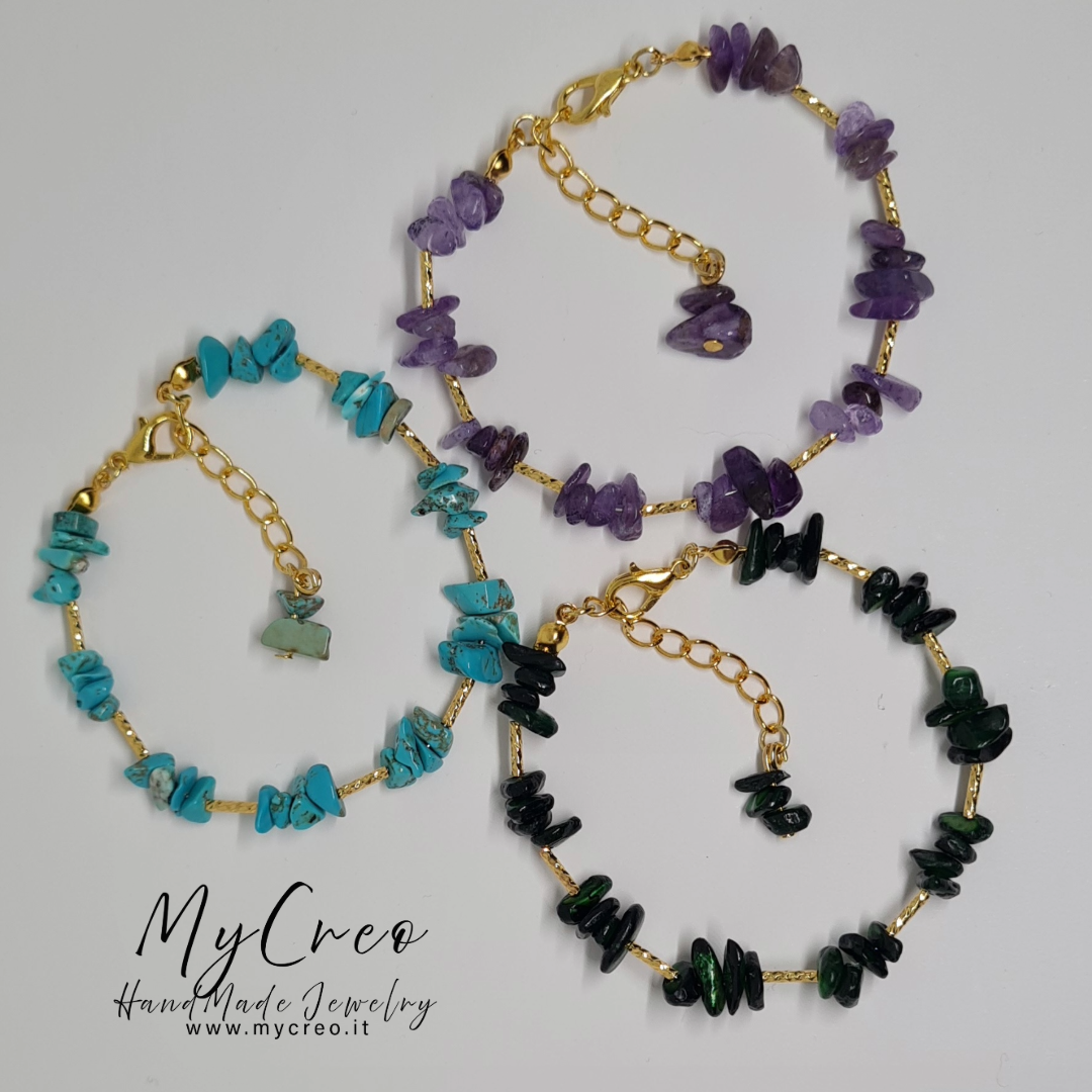 Bracciale Scaglie di Diaspro Turchese