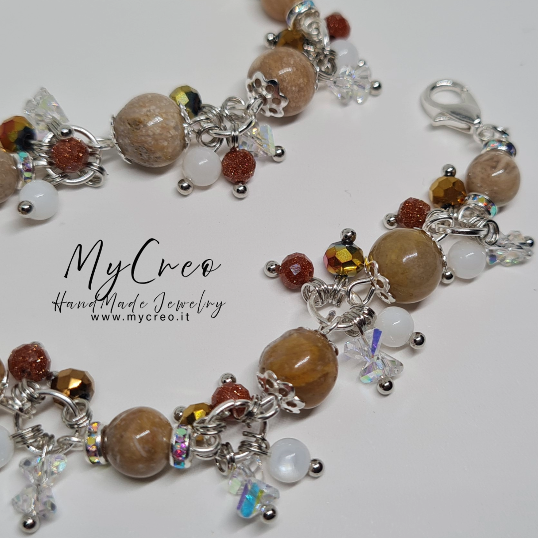 Bracciale Agata di crisantemo