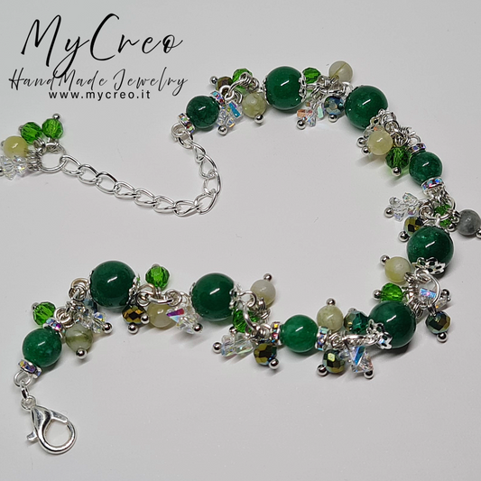 Bracciale Agata verde