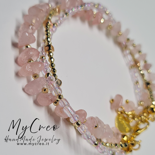 Intreccio Quarzo Rosa