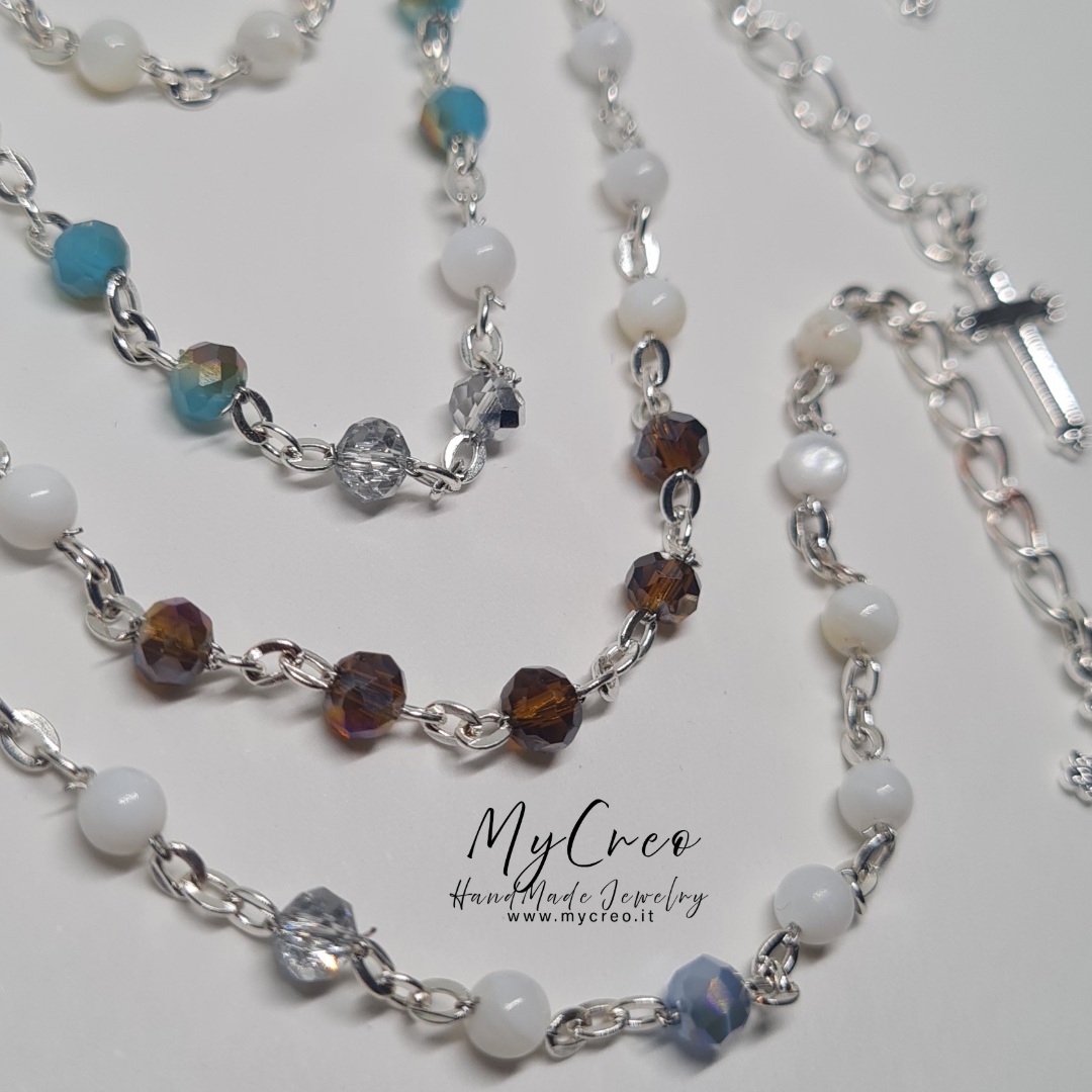 Bracciale Rosario Luce Bianca