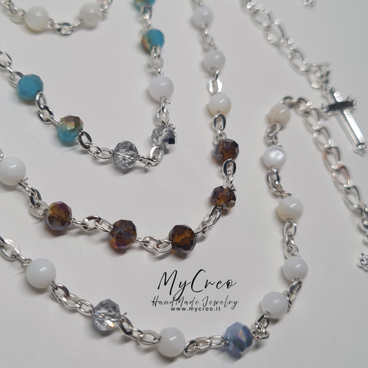 Bracciale Rosario Luce Bianca