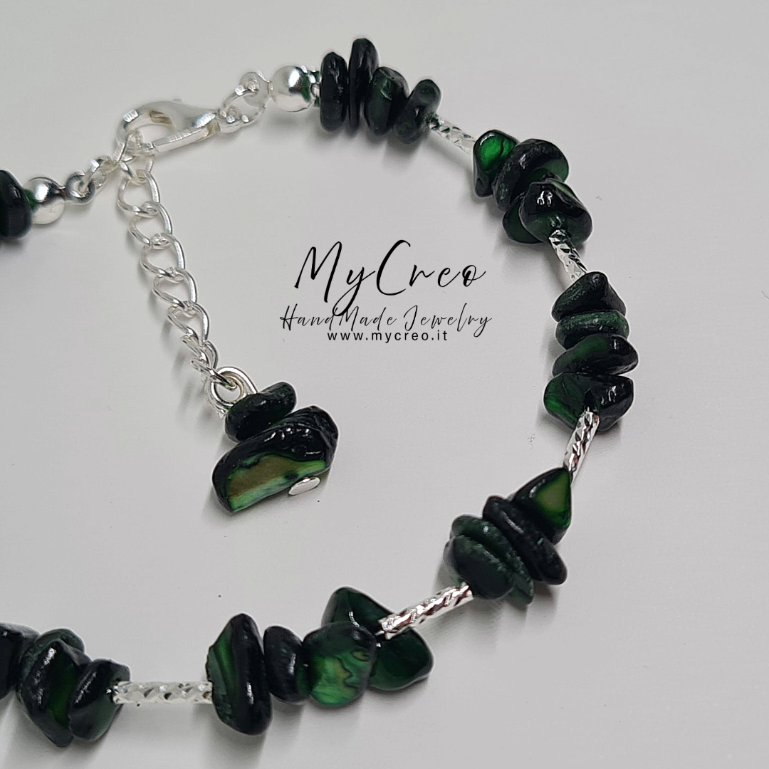 Bracciale Scaglie di Avventurina Verde