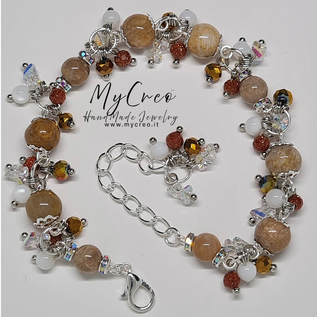 Bracciale Agata di crisantemo