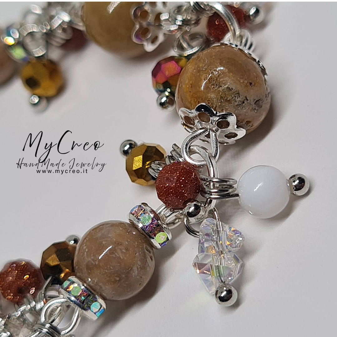 Bracciale Agata di crisantemo