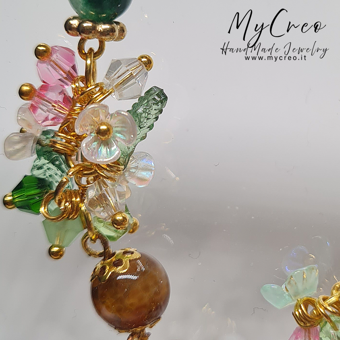 Bracciale morbido bouquet fiorito