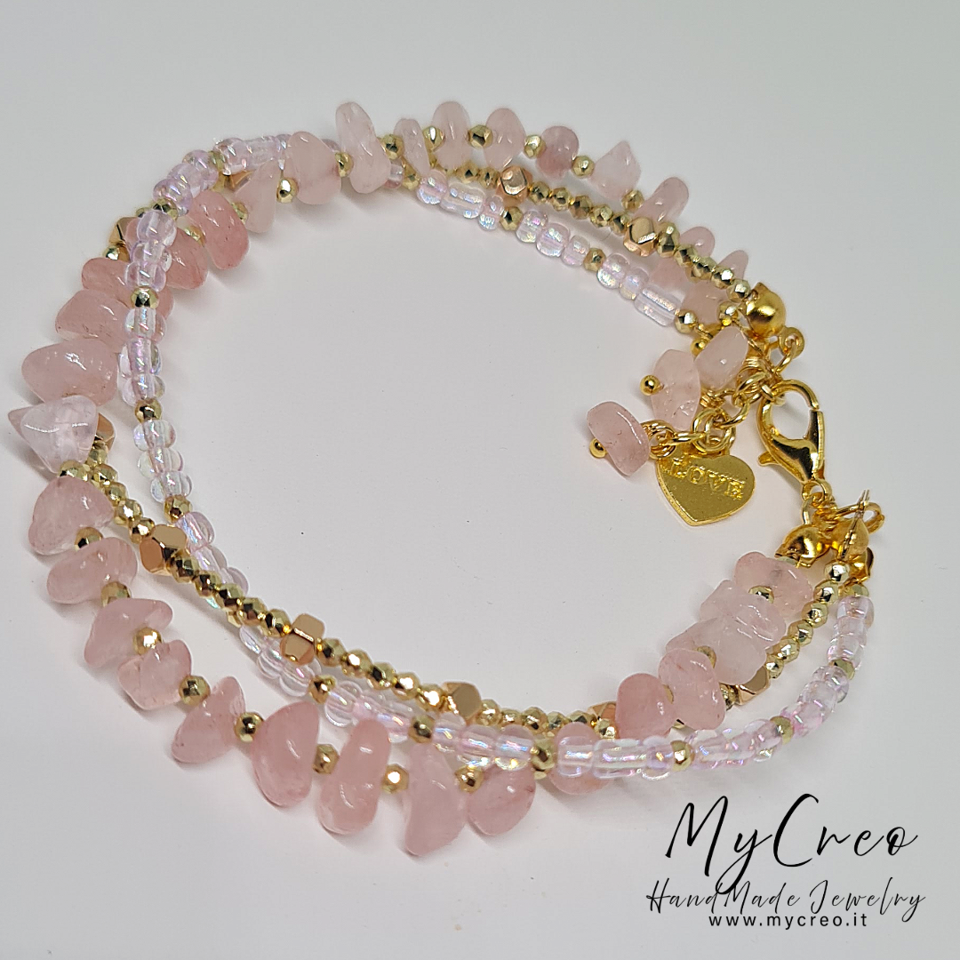 Intreccio Quarzo Rosa