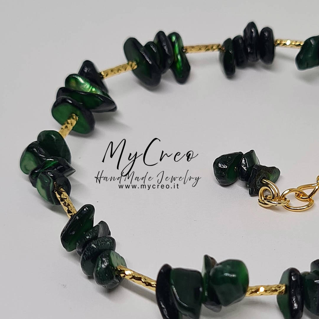 Bracciale Scaglie di Avventurina Verde