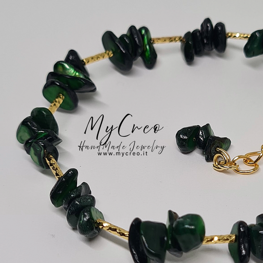 Bracciale Scaglie di Avventurina Verde