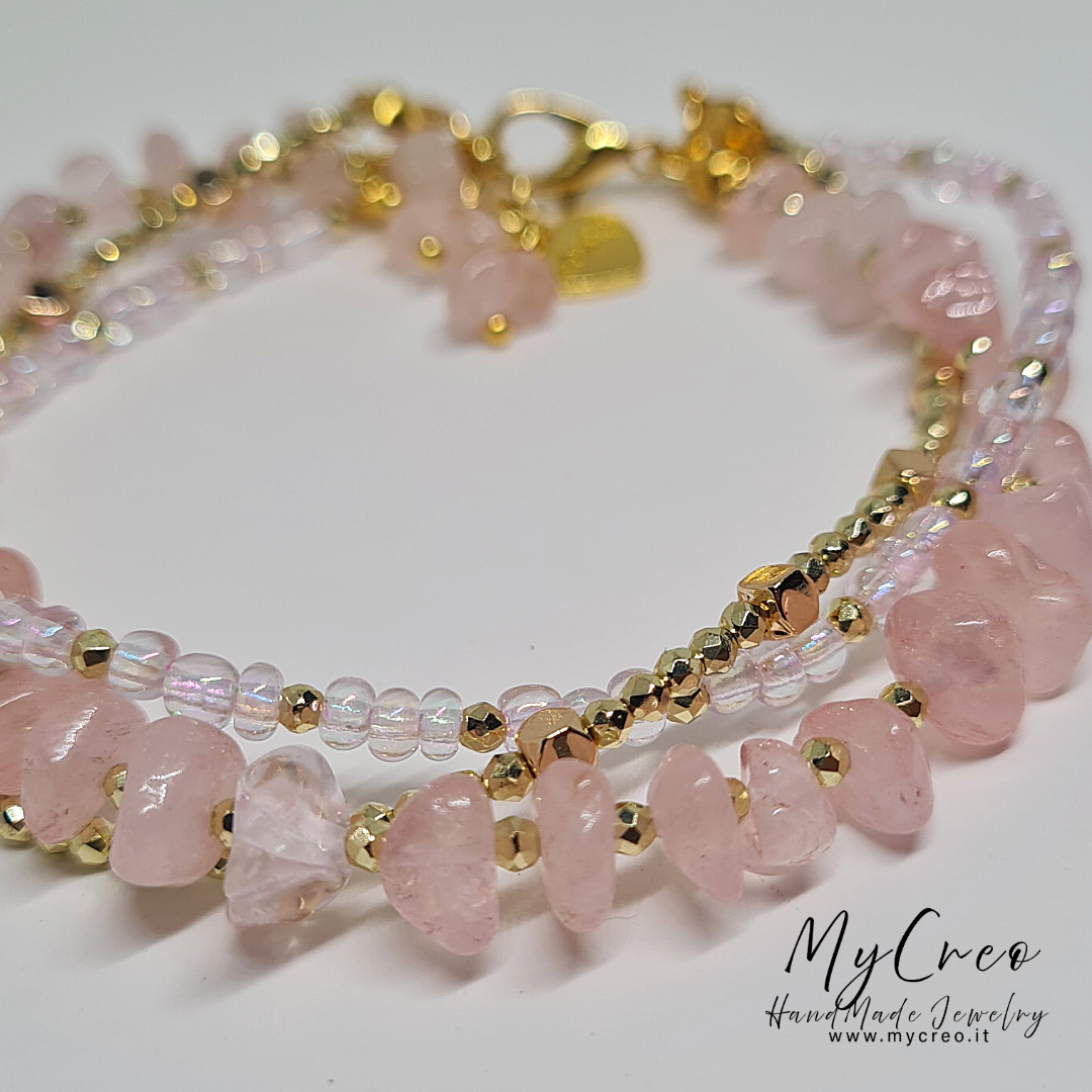 Intreccio Quarzo Rosa