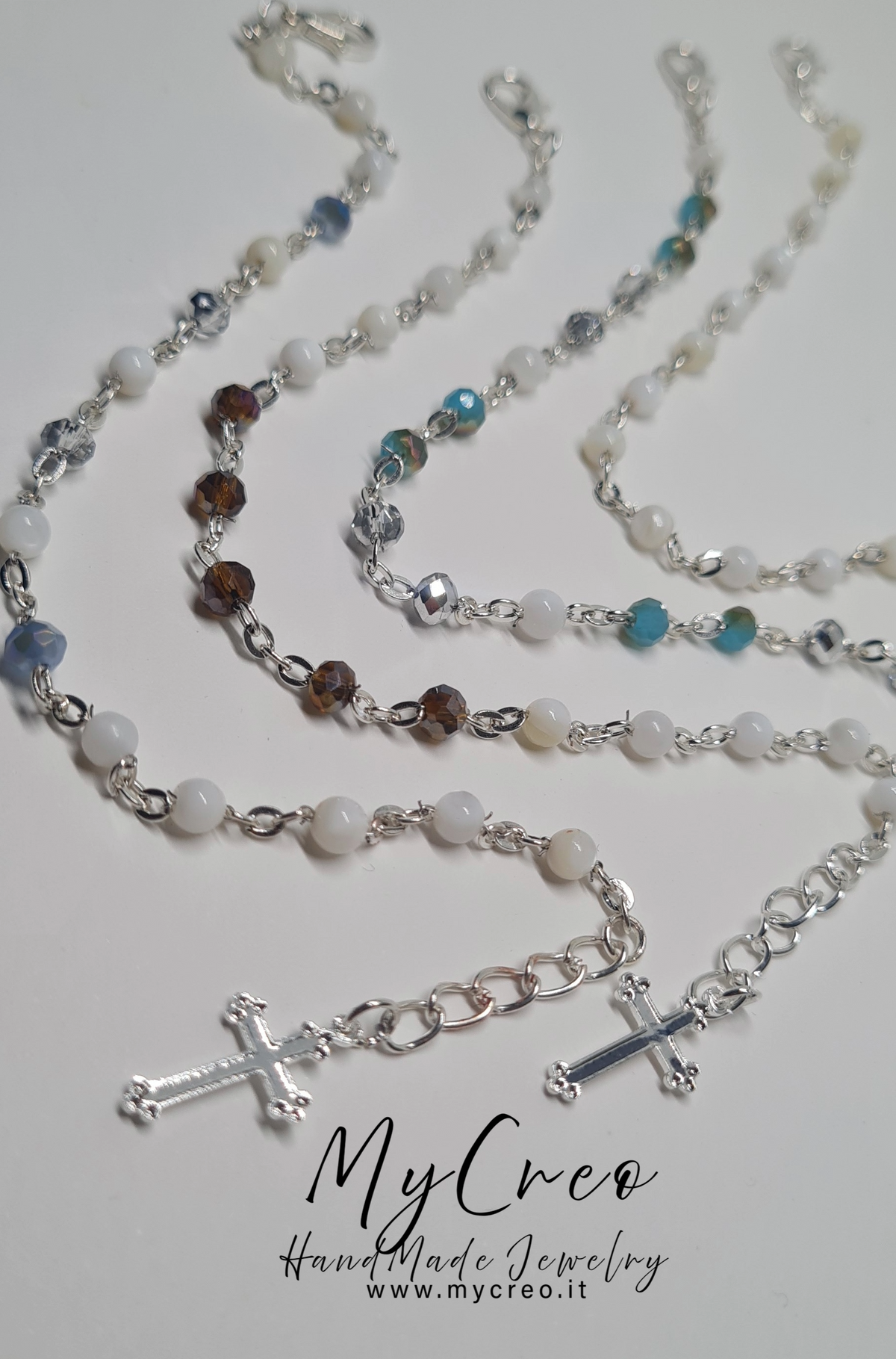 Bracciale Rosario Luce Bianca